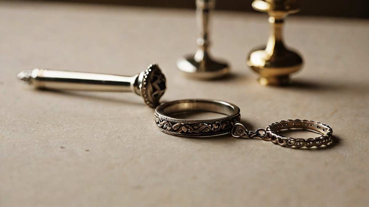 Devices that fasten through a piercing