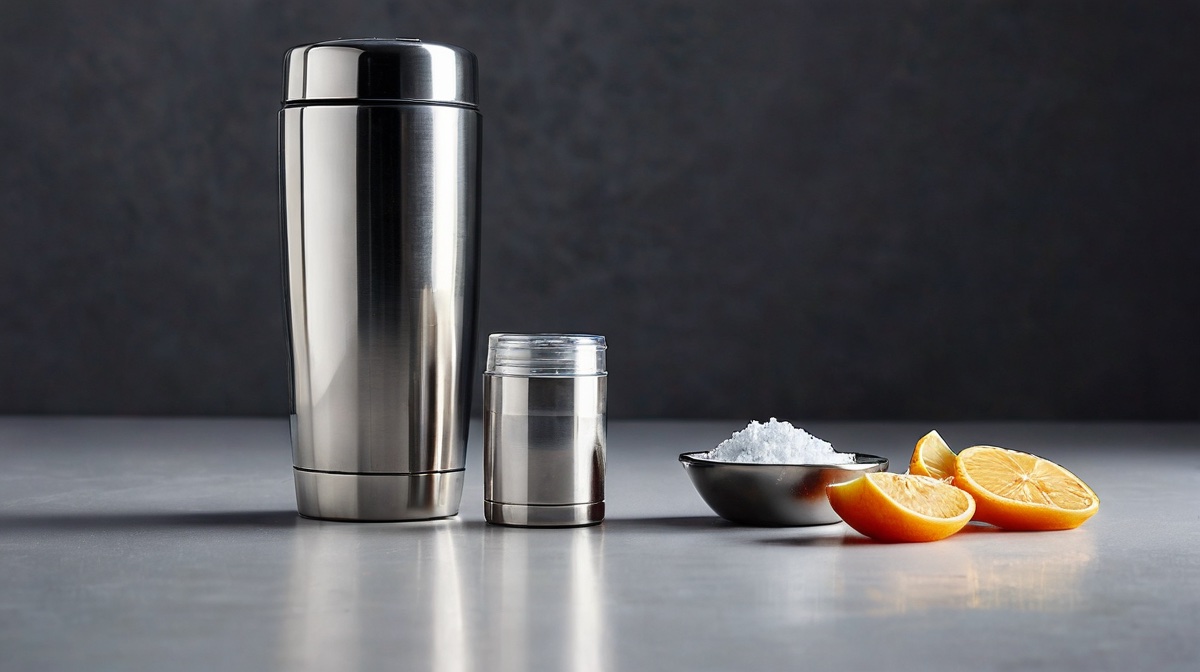 Stainless steel: heavy, durable, easy to clean